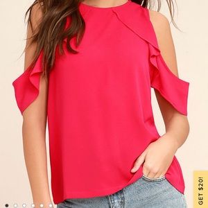 Fun Times Fuchsia Top
